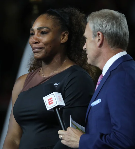 New York September 2018 2018 Open Finalist Serena Williams Van — Stockfoto
