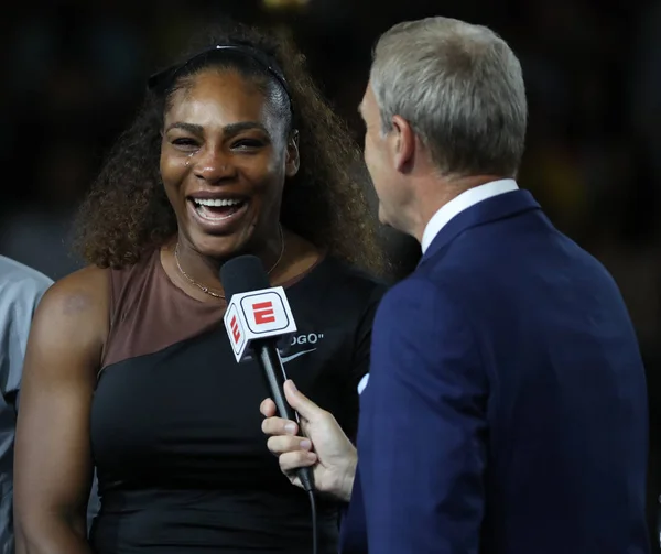 New York Eylül 2018 2018 Amerika Açık Finalist Serena Williams — Stok fotoğraf