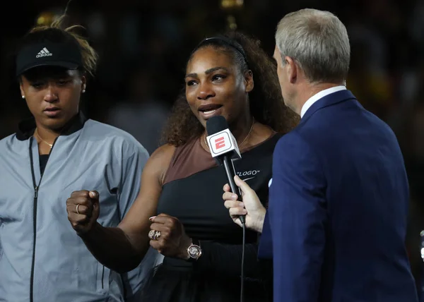 Nueva York Septiembre 2018 Serena Williams Finalista Del Open Estados — Foto de Stock