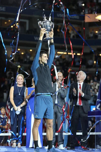 New York September 2018 2018 Open Champion Novak Djokovic Aus — Stockfoto
