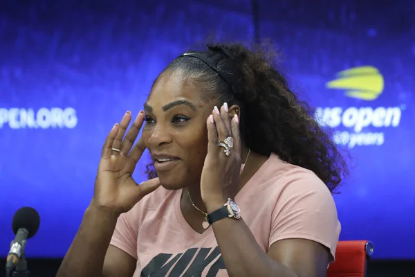 Nowy Jork Września 2018 Czas Grand Slam Championem Serena Williams — Zdjęcie stockowe