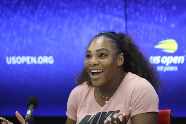 New York Septembre 2018 Serena Williams Fois Championne Grand Chelem — Photo