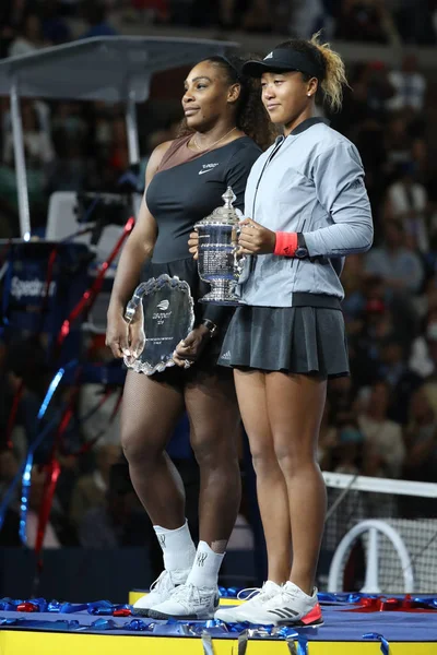 Nova Iorque Setembro 2018 Finalista Open Serena Williams Dos Estados — Fotografia de Stock
