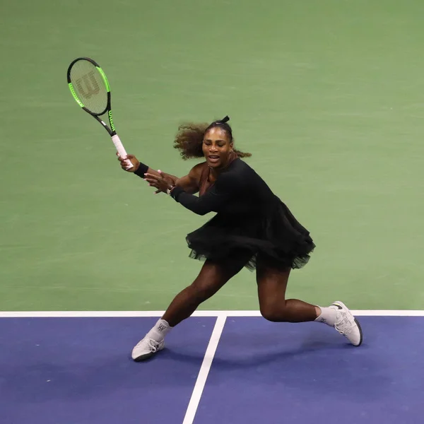 Septembrie 2018 Ori Campioană Grand Slam Serena Williams Acțiune Timpul — Fotografie, imagine de stoc