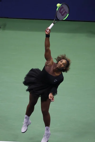 New York Eylül 2018 Zaman Grand Slam Şampiyonu Serena Williams — Stok fotoğraf