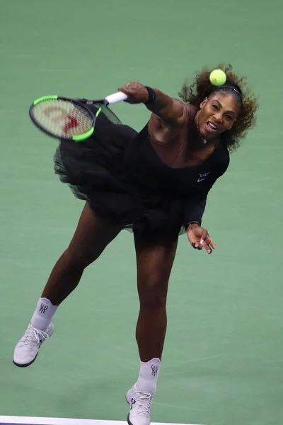 Nowy Jork Września 2018 Czas Wielkiego Szlema Mistrz Serena Williams — Zdjęcie stockowe