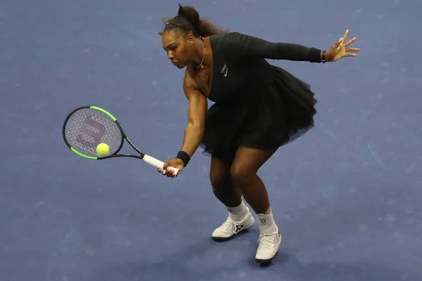 New York Eylül 2018 Zaman Grand Slam Şampiyonu Serena Williams — Stok fotoğraf