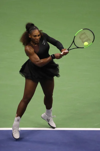 New York 2018 Szeptember Idő Grand Slam Bajnok Serena Williams — Stock Fotó