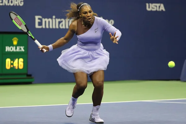 Nowy Jork Września 2018 Czas Wielkiego Szlema Mistrz Serena Williams — Zdjęcie stockowe