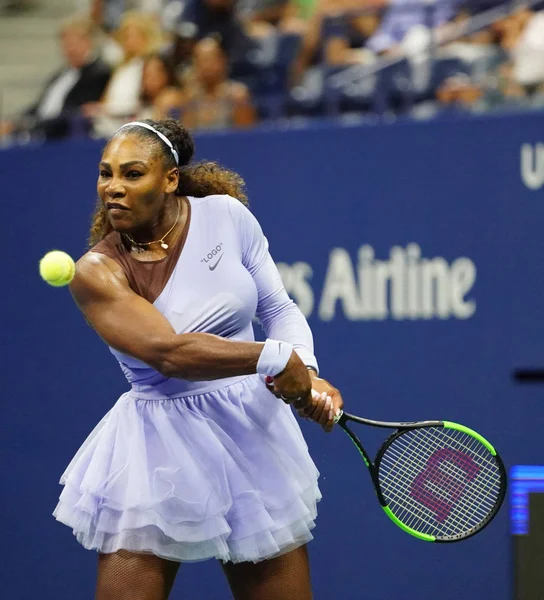 New York September 2018 Die Malige Grand Slam Siegerin Serena — Stockfoto