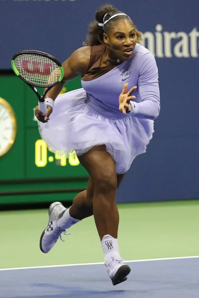 Nowy Jork Września 2018 Czas Wielkiego Szlema Mistrz Serena Williams — Zdjęcie stockowe