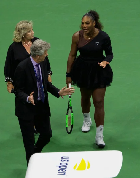 New York September 2018 Die Malige Grand Slam Siegerin Serena — Stockfoto