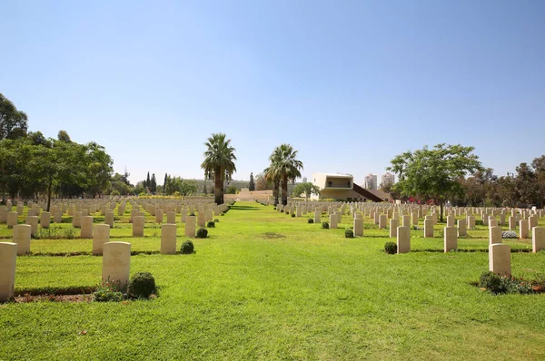 Beersheba Israel Septiembre 2018 Cementerio Guerra Beersheba Este Cementerio Contiene — Foto de Stock