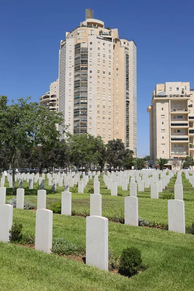 Beersheba Israel Setembro 2018 Beersheba War Cemetery Este Cemitério Contém — Fotografia de Stock