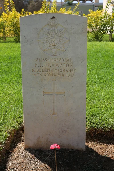 이스라엘 2018 묘지에서 군인의 묘지는 불명의 67의 241 — 스톡 사진