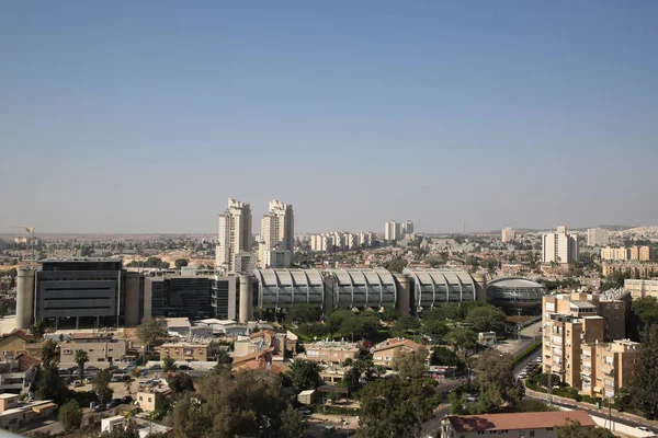Beersheba Izrael 2018 Szeptember Légifelvételek Beérseba Modern Épület Sami Apai — Stock Fotó
