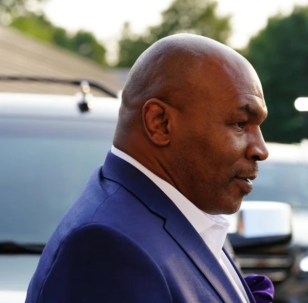 New York August 2018 Der Ehemalige Boxweltmeister Mike Tyson Nimmt — Stockfoto