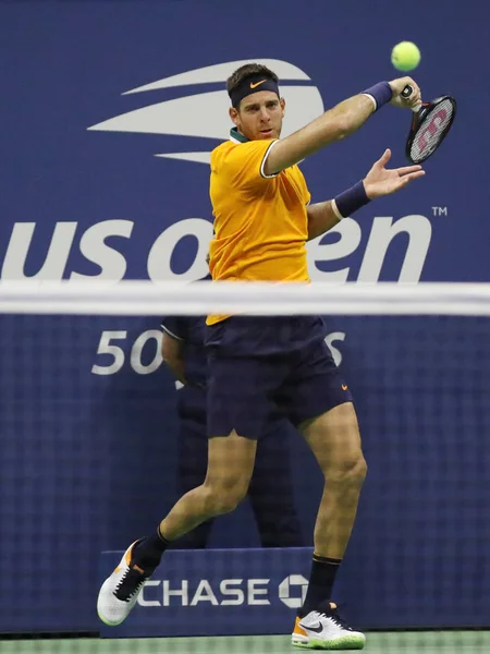 Nueva York Agosto 2018 Campeón Del Grand Slam Juan Martin — Foto de Stock