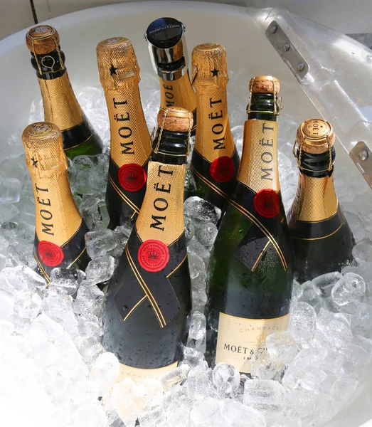 Nueva York Septiembre 2018 Champán Moet Chandon Presentado National Tennis —  Fotos de Stock