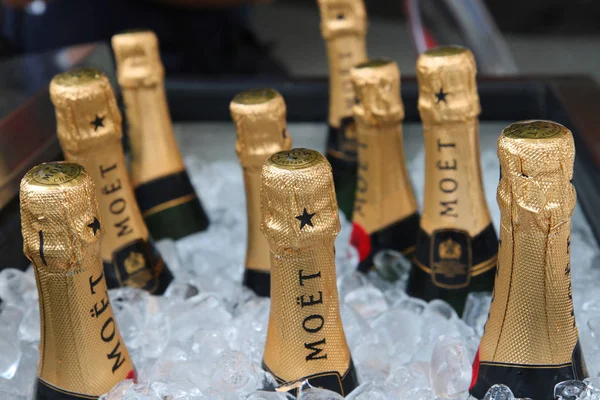 Nueva York Septiembre 2018 Champán Moet Chandon Presentado National Tennis —  Fotos de Stock