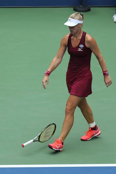 New York September 2018 Professionell Tennisspelare Kiki Bertens Nederländerna Aktion — Stockfoto