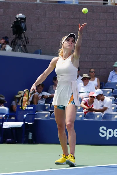 New York Augusti 2018 Professionell Tennisspelare Elina Svitolina Ukraina Aktion — Stockfoto