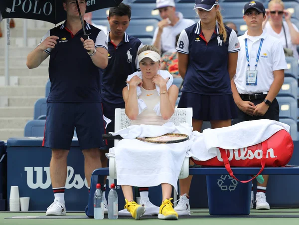 Nueva York Agosto 2018 Tenista Profesional Elina Svitolina Ucrania Acción —  Fotos de Stock