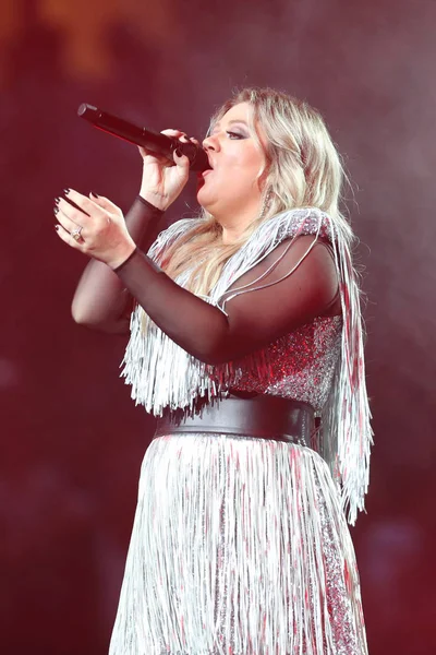 New York August 2018 Grammy Award Winning Superstar Kelly Clarkson — Stock Photo, Image