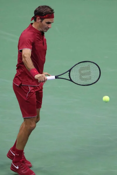 New York Srpna 2018 Time Grand Slam Šampion Roger Federer — Stock fotografie