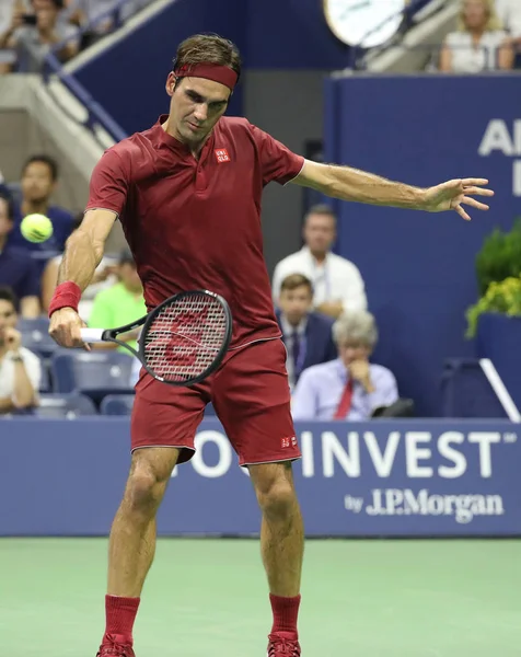 New York Srpna 2018 Time Grand Slam Šampion Roger Federer — Stock fotografie