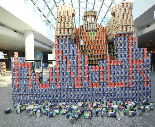 Uniondale New York Oktober 2018 Lebensmittelskulptur Präsentiert Beim Jährlichen Long — Stockfoto