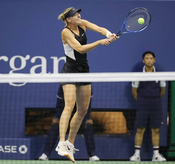 New York Eylül 2018 Grand Slam Şampiyonu Maria Sharapova Rusya — Stok fotoğraf