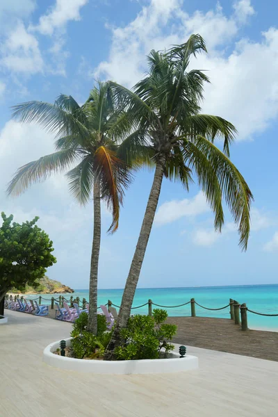 Hermosa Playa Del Caribe — Foto de Stock