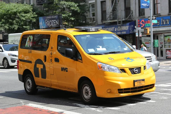 New York City Agosto 2018 New York City Taxi Manhattan — Foto Stock