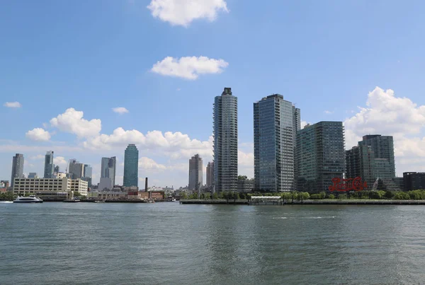 New York Ağustos 2018 Long Island City Waterfront Landmark Pepsi — Stok fotoğraf