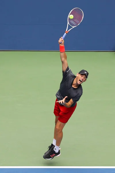 New York Settembre 2018 Tennista Professionista Austriaco Dominic Thiem Azione — Foto Stock