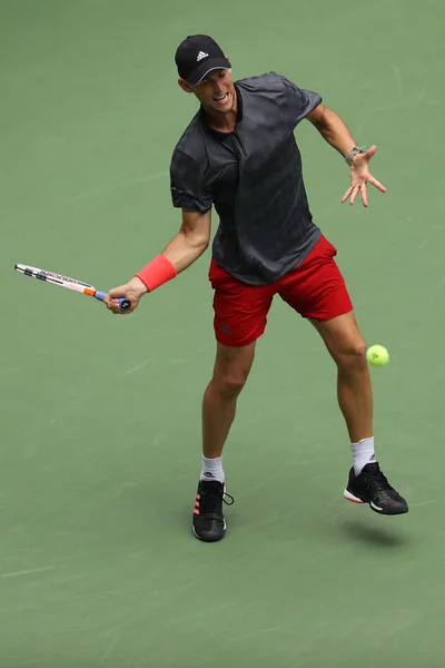 New York September 2018 Professionell Tennisspelare Dominic Thiem Österrike Aktion — Stockfoto