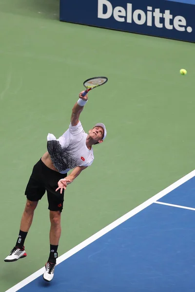 New York Eylül 2018 Profesyonel Tenis Oyuncusu Kevin Anderson Güney — Stok fotoğraf