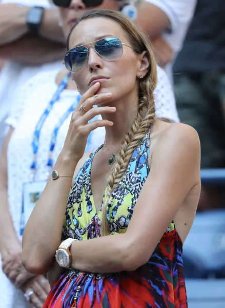 New York September 2018 Novak Djokovics Fru Jelena Djokovic Sköter — Stockfoto
