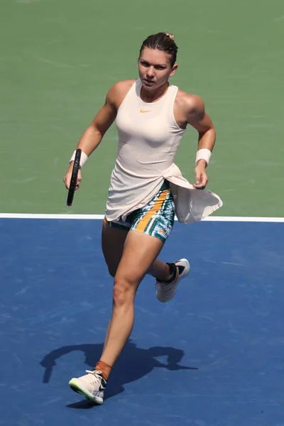 New York Ağustos 2018 Grand Slam Şampiyonu Simona Halep Romanya — Stok fotoğraf