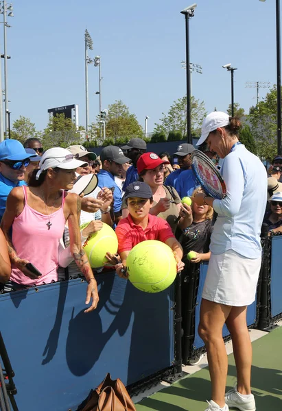 New York Srpna 2018 Grand Slam Šampion Lindsay Davenport Značky — Stock fotografie