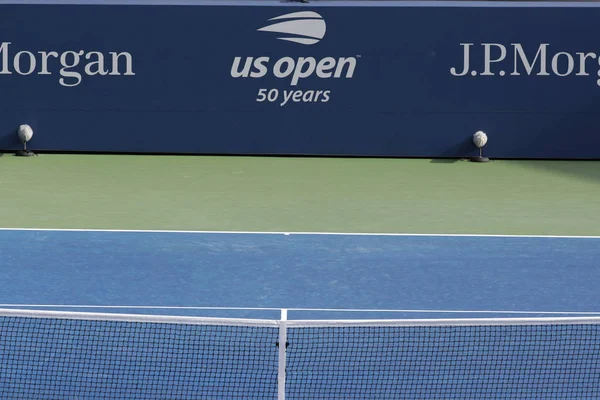 New York Augustus 2018 Open Embleem Bij Arthur Ashe Stadion — Stockfoto