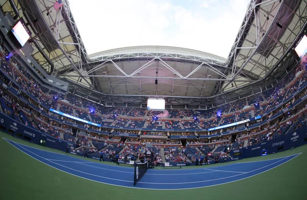 Nowy Jork Września 2018 Arthur Ashe Stadium Billie Jean King — Zdjęcie stockowe