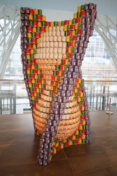 Nova Iorque Novembro 2018 Escultura Alimentos Apresentada 26Th Annual Nyc — Fotografia de Stock