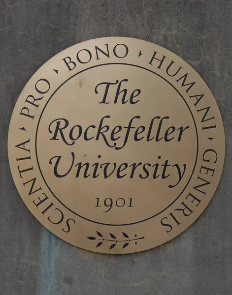 New York Marzo 2017 Rockefeller University New York Tratta Centro — Foto Stock