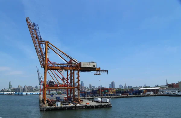 Nueva York Mayo 2016 Red Hook Container Terminal Brooklyn Única — Foto de Stock