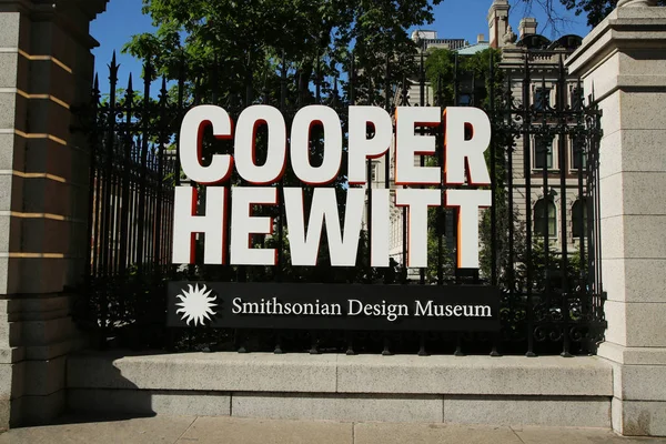 New York June 2016 Cooper Hewitt Smithsonian Design Museum Located — Stock Photo, Image