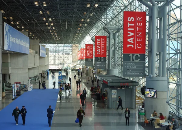 Nova Iorque Novembro 2018 Centro Convenções Jacob Javits Durante Grande — Fotografia de Stock