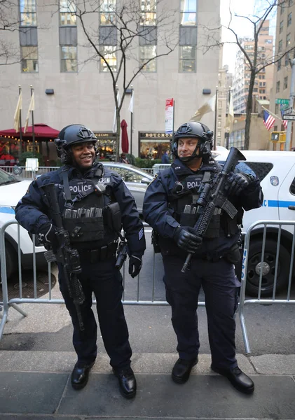 New York November 2018 Nypd Counter Terrorisme Officieren Veiligheid Bij — Stockfoto