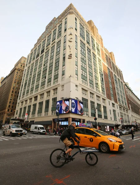 New York December 2018 Macy Herald Square Broadway Manhattan 1924 — Stock Photo, Image